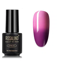 ROSALIND Long Lasting Colour-Changing UV LED Soak-Off Gel Nail Polish - Shade T102-image-89