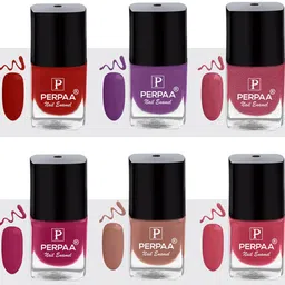 PERPAA Set Of 6 Trendy Quick-Drying & Long-Lasting Gel Based Nail Polish - 5ml Each-picture-50