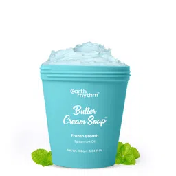 Earth Rhythm Frozen Breath Butter Cream Soap with Spearmint Oil & Shea Butter - 160g-44