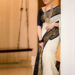 Anjaneya Sarees Woven Design Zari Silk Blend Banarasi Saree-picture-50