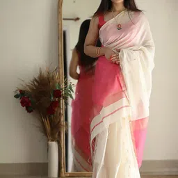 Anjaneya Sarees Woven Design Zari Silk Blend Banarasi Saree-picture-31