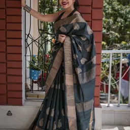 ZIKARAA Woven Design Pure Silk Kanjeevaram Saree-51