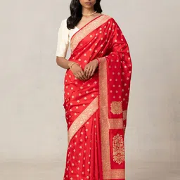ZIKARAA Woven Design Zari Pure Silk Saree-20