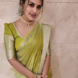 zinzraa Woven Design Zari Pure Silk Saree-image-100