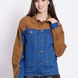 SUMAVI-FASHION Colourblocked Denim Jacket-picture-32
