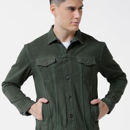 WROGN Men Long Sleeves Cotton Denim Jacket-image-97