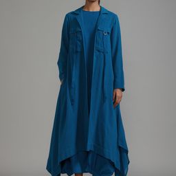 MATI Longline Cotton Open Front Jacket-picture-58