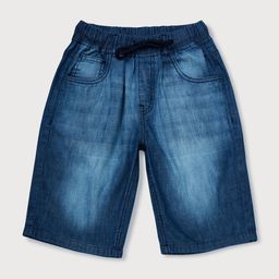Gini and Jony Boys Blue Washed Denim Shorts-image-70