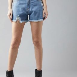 The Roadster Lifestyle Co Relaxed-Fit Denim Shorts-picture-33