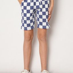 Jack & Jones Junior Boys Checked Pure Cotton Shorts-image-54