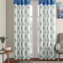 Soumya Navy Blue Single Door Curtain-51