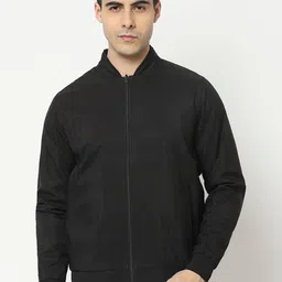 Crimsoune Club Men Black Striped Bomber Jacket-16
