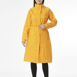 Zeel Women Yellow Solid Nylon Traveller Rain Jacket-image-10
