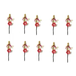 Hair Flare Set of 10 Beaded Hair Pins-6