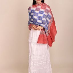 Exotic India Ethnic Motifs Embroidered Shawl-image-55