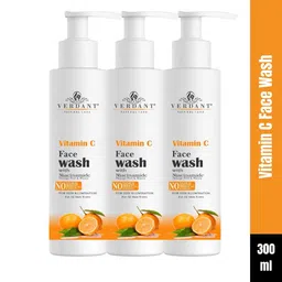 Verdant Natural Care Set Of 3 Vitamin C Face Wash For Skin Illumination  - 100ml Each-2
