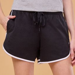 Enamor Women Mid-Rise Cotton Lounge Shorts-image-35