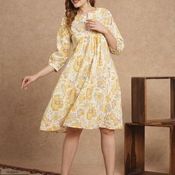 FASHOR Floral Print A-Line Dress-picture-32
