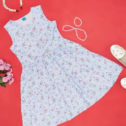 YU by Pantaloons Girls Floral Printed A-Line Dress-picture-16