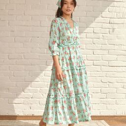 Prakriti Jaipur Floral Printed Cotton A-Line Dress-image-61