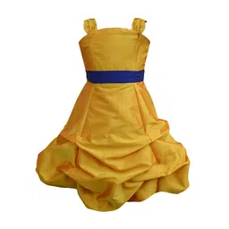 A T U N Mustard Yellow Party Ballroom Dress-image-79