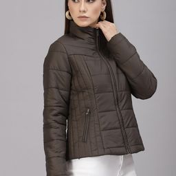 Gipsy Mock Collar Lightweight Padded Jacket-21