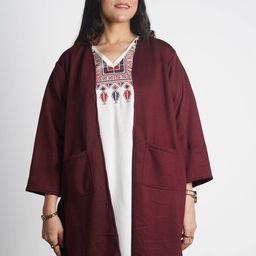 LetsDressUp Wool Longline Shrug-10