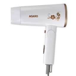 Agaro HD-1217 Hair Dryer with Foldable Handle - White-image-16
