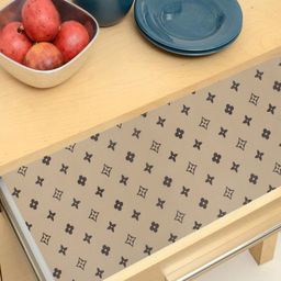 Kuber Industries Beige Printed EVA BPA Free Shelf Liner-image-8