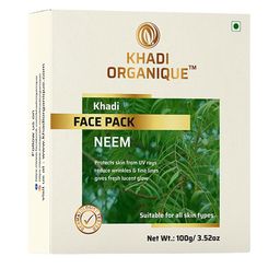 Khadi Organique Neem Face Pack For Reduce Wrinkles & Fine Lines - 100 gm-36