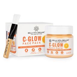 Bella Vita Organic Vitamin C-Glow Face Pack for Skin Brightening & Hydration - 100 g-7