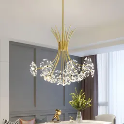 Mac Lawrence Gold-Toned & White Frustum Shaped Contemporary Ceiling Lamp-47