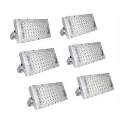 SPARK WORLD White 6 Pieces Contemporary Rectangular Ceiling Lamps-24