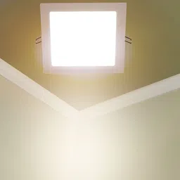 MFD HOME FURNISHING White Square Ceiling Lamp-image-52