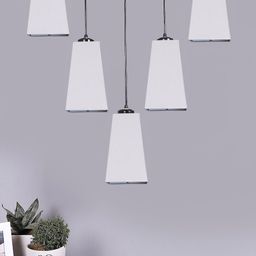 Devansh White Quintuplet Hanging Ceiling Lamp-image-10