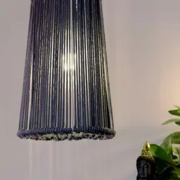 Decazone Blue Textured Iron Contemporary Ceiling Lamp-23