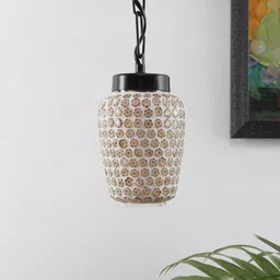 Devansh Mosaic Glass Ceiling Lamp-image-0