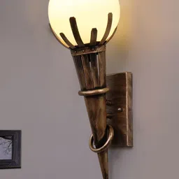 ustic Wall Light Fixtures, Oil Rubbed Bronze Finish Indoor Wall Torch-31