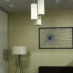 Craftter Off White 3 Pieces Acrylic Contemporary Ceiling Lamps-13