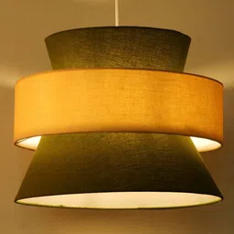 Decazone Green & Beige Hanging Pendant Ceiling Lamp-17