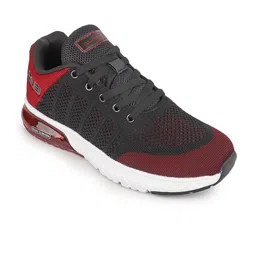 Columbus Men Black Mesh Running Non-Marking Shoes-picture-8