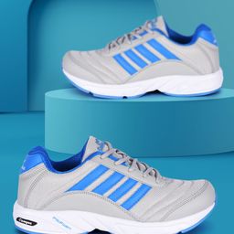 Campus Men Grey & Blue Running Shoes-picture-20