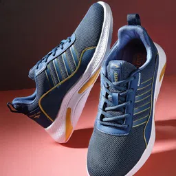 ASIAN Men Turquoise Blue Mesh Running Shoes-picture-7