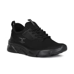 Flying Machine Men Black Mesh Walking Shoes-picture-11