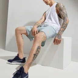 Puma Men Blue Textile Flair 2 Running Shoes-10