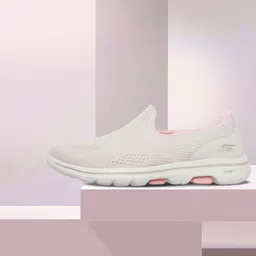 Skechers Women Off White Go 5 Walking Shoes-image-54