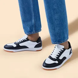 NEEMANS Men Colourblocked PU Driving Shoes-image-75