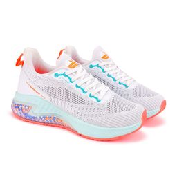 BERSACHE Men White Running Shoes-picture-34