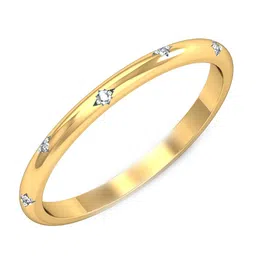 KUBERBOX 18KT Gold Diamond Studded Ring-1.62gm-image-88