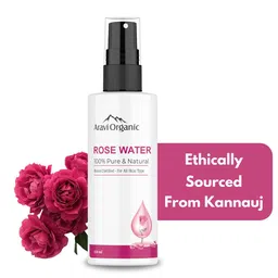 Aravi Organic 100% Pure & Natural Rose Water Steam Distilled Face Spray Toner - 150 ml-51